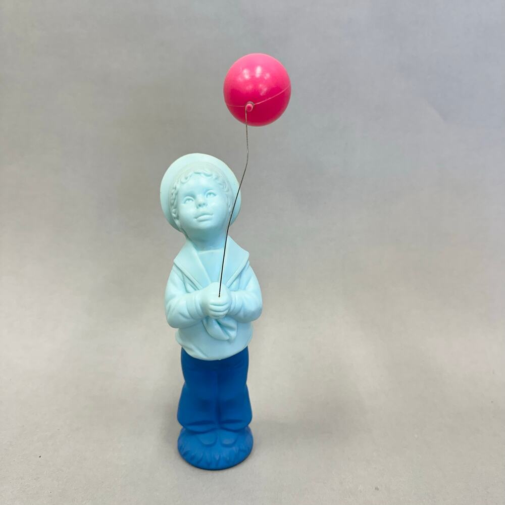 Vintage 70s AVON Fly-A-Balloon Boy Bird‎ of Paradise Cologne Decanter Bottle